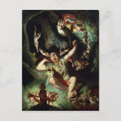 De ontgoocheling van onderaan briefkaart (Voorkant)