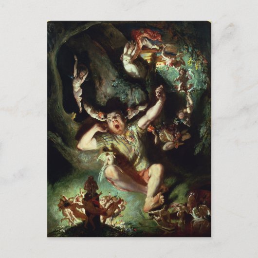 De ontgoocheling van onderaan briefkaart (Voorkant)