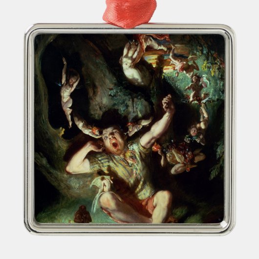 De ontgoocheling van onderaan metalen ornament (Voorkant)