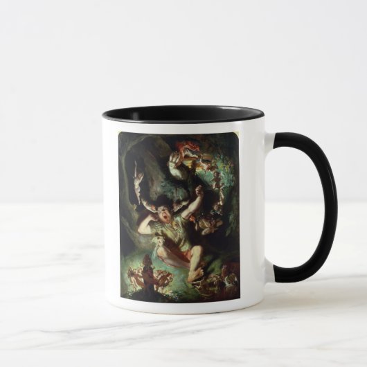 De ontgoocheling van onderaan mok (Rechts)