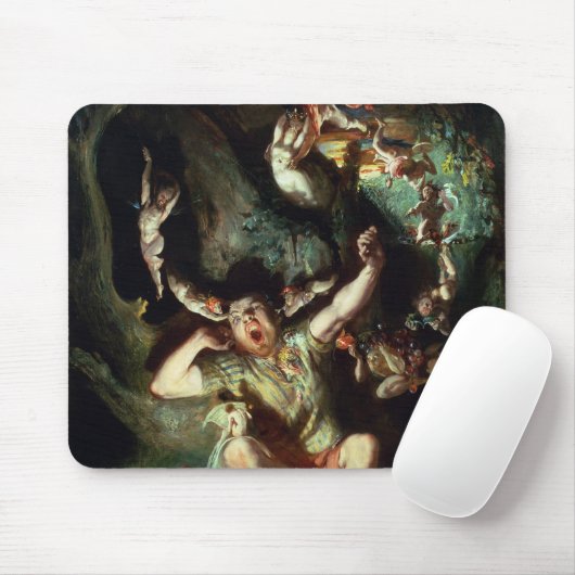 De ontgoocheling van onderaan muismat (Met muis)