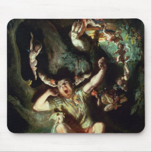 De ontgoocheling van onderaan muismat