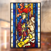 De ontgroening van Hell Faux Glas in lood Raamsticker (Vel 2)