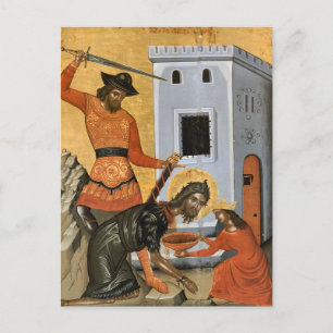 De onthoofding van Johannes de Doper Orthodoxe Ico Briefkaart