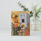 De onthoofding van Johannes de Doper Orthodoxe Ico Briefkaart (Staand voorkant)