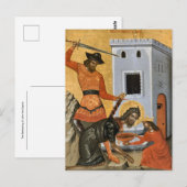 De onthoofding van Johannes de Doper Orthodoxe Ico Briefkaart (Voorkant / Achterkant)