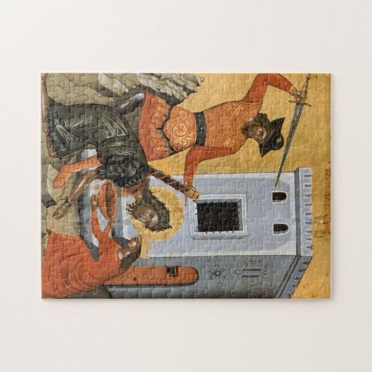 De onthoofding van Johannes de Doper Orthodoxe Ico Legpuzzel (Horizontaal)