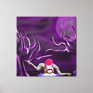De Onthulde Gedachte Canvas Afdruk