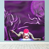 De Onthulde Gedachte Canvas Afdruk (Insitu (Houten vloer))