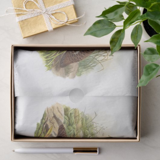 De ontkoppeling van de rode pap tissuepapier (Geschenk)