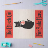 De ontkoppeling van de zwarte kat tissuepapier (Craft)