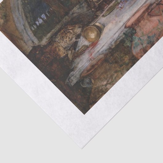 De ontkoppeling van Sorceress Tissuepapier (Detail)