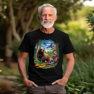 De Ontmoeting beer jacht humoristisch T-shirt