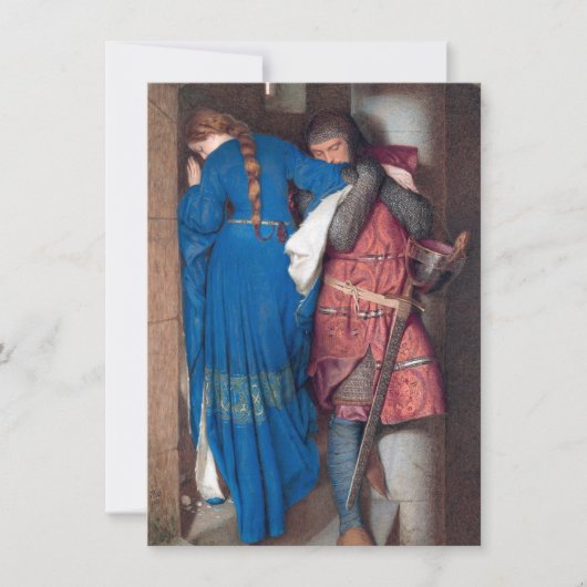 De ontmoeting op de torenttrap (F.W. Burton) Kaart (Voorkant)