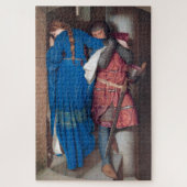 De ontmoeting op de torenttrap (F.W. Burton) Legpuzzel (Verticaal)