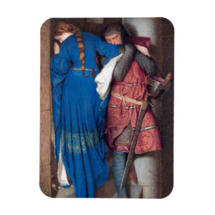 De ontmoeting op de torenttrap (F.W. Burton) Magneet