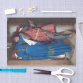 De ontmoeting op de torenttrap (F.W. Burton) Tissuepapier (Craft)