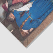 De ontmoeting op de torenttrap (F.W. Burton) Tissuepapier (Detail)