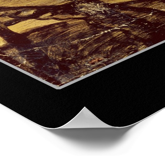 De ontmoeting tussen Hernando Cortes Poster (Hoek)