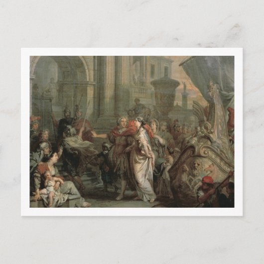 De ontscheping van Cleopatra bij Voetwortel (olie Briefkaart (Voorkant)