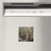 De ontscheping van Cleopatra in Tarsus (olie op Magneet (Insitu (Vaatwasser))