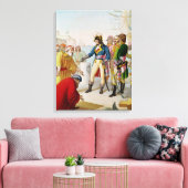 De ontscheping van Napoleon in Alexandrië Canvas Afdruk (Insitu (Woonkamer))