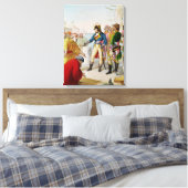 De ontscheping van Napoleon in Alexandrië Canvas Afdruk (Insitu (Slaapkamer))