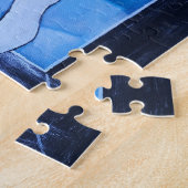 De ontsnapping van de sneeuwman Schilderij van Alf Legpuzzel (Zijkant)