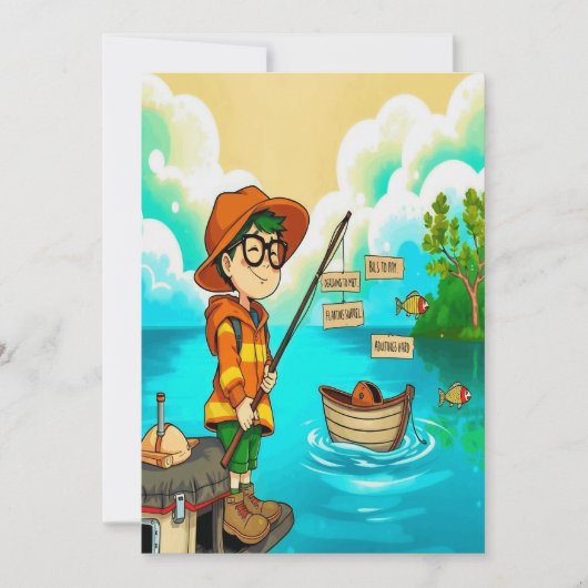 De ontsnapping van een kind uit de volwassenheid kaart (Voorkant)