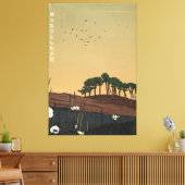De Ontspannende Avond Zonsondergang Canvas Afdruk (Insitu (Woonkamer))