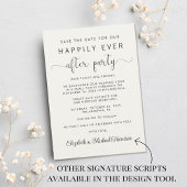 De Ontvangingsfoto van het huwelijk bewaart de Dat Aankondiging