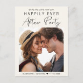 De Ontvangingsfoto van het huwelijk bewaart de Dat Aankondigingskaart (Voorkant)