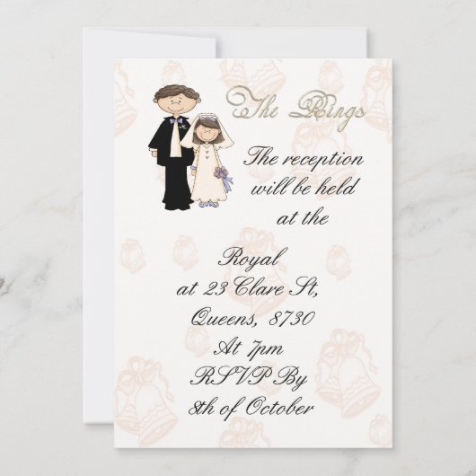 De ontvangst kaart (Achterkant)