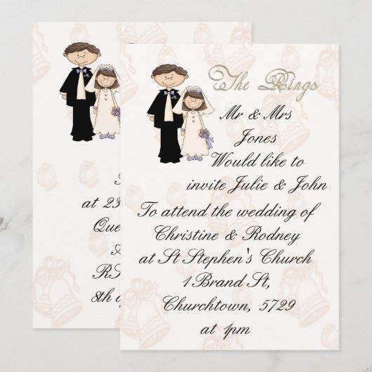 De ontvangst kaart (Voorkant / Achterkant)