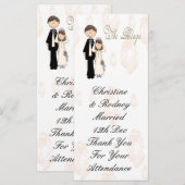 De ontvangst trouwfeest (Voorkant / Achterkant)