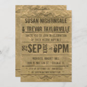 De  Ontvangst van de Afspeelbrief van de Grunge no Kaart (Voorkant / Achterkant)