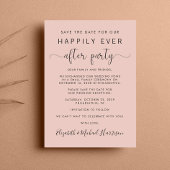 De Ontvangst van het huwelijk Blush Roze sparen de Aankondiging