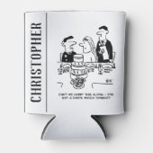 De Ontvangst van het huwelijk Bridegroom heeft een Blikjeskoeler (Voorkant)