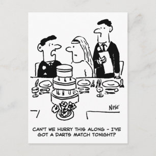 De Ontvangst van het huwelijk Bridegroom heeft een Briefkaart