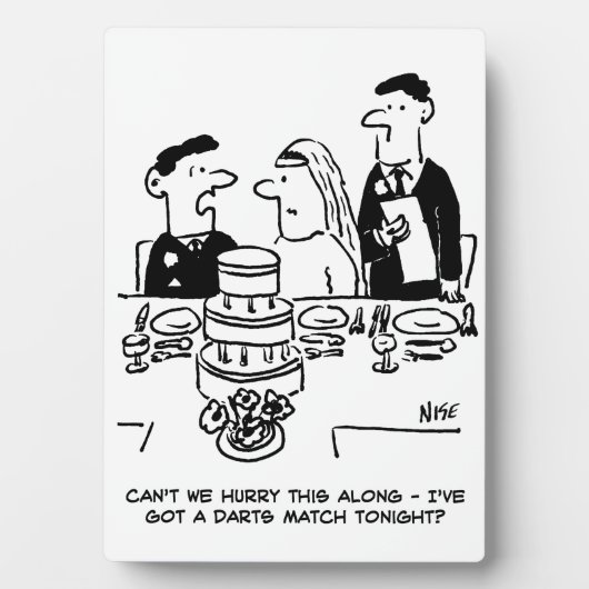 De Ontvangst van het huwelijk Bridegroom heeft een Fotoplaat (voorkant)