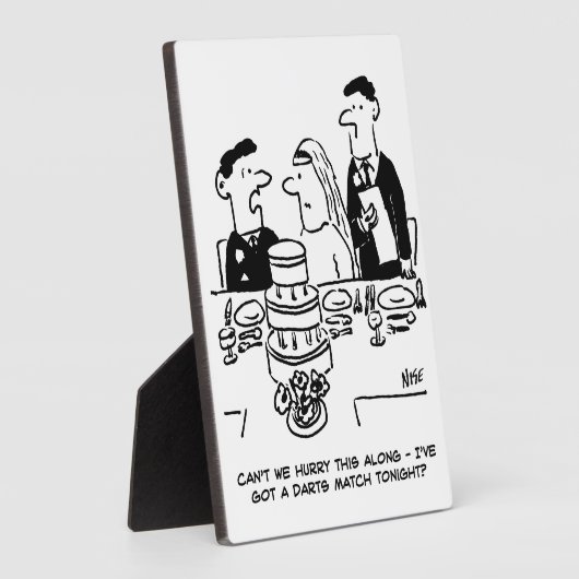 De Ontvangst van het huwelijk Bridegroom heeft een Fotoplaat (Zijkant)