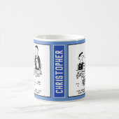 De Ontvangst van het huwelijk Bridegroom heeft een Koffiemok (Center)