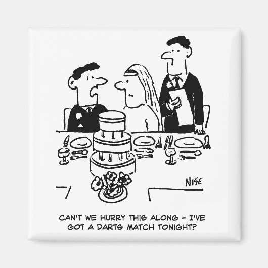 De Ontvangst van het huwelijk Bridegroom heeft een Magneet (Voorkant)