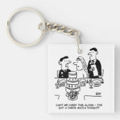 De Ontvangst van het huwelijk Bridegroom heeft een Sleutelhanger (voorkant)