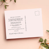 De Ontvangst van het huwelijk na de Foto van de Pa Aankondigingskaart