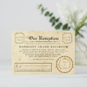 De Ontvangst van het telegram na de Kaart van het (Staand voorkant)