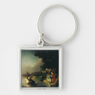De Ontvoering van Europa door Rembrandt Sleutelhanger