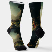 De ontvoering van Europa door Rembrandt Sokken (Gebogen)