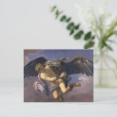 De ontvoering van Ganymede, 1700 (olie op doek) Briefkaart (Staand voorkant)