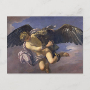 De ontvoering van Ganymede, 1700 (olie op doek) Briefkaart